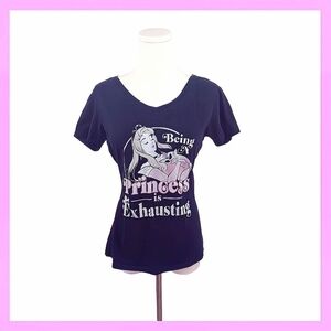 Disney Black Sleeping Beauty Graphic T-Shirt S